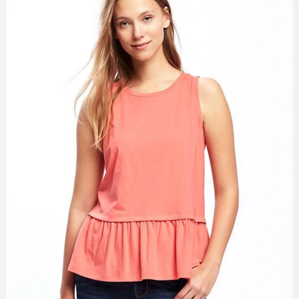 Old Navy Relaxed Peplum Tank - Picture 1 of 4